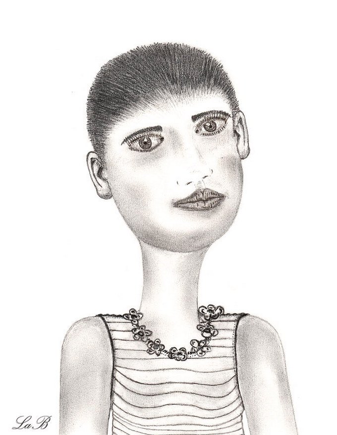 Remy LaB No166 graphite portrait