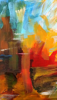 Vibrant Abstract Composition LaB No135
