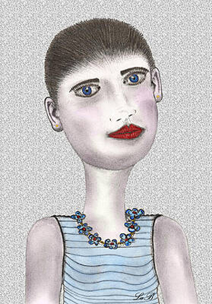 Remys Blue Necklace Adornment thumb LaB No134